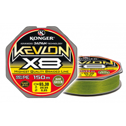 PLECIONKA KEVLON OLIVE GREEN X8 0,06/150 KONGER